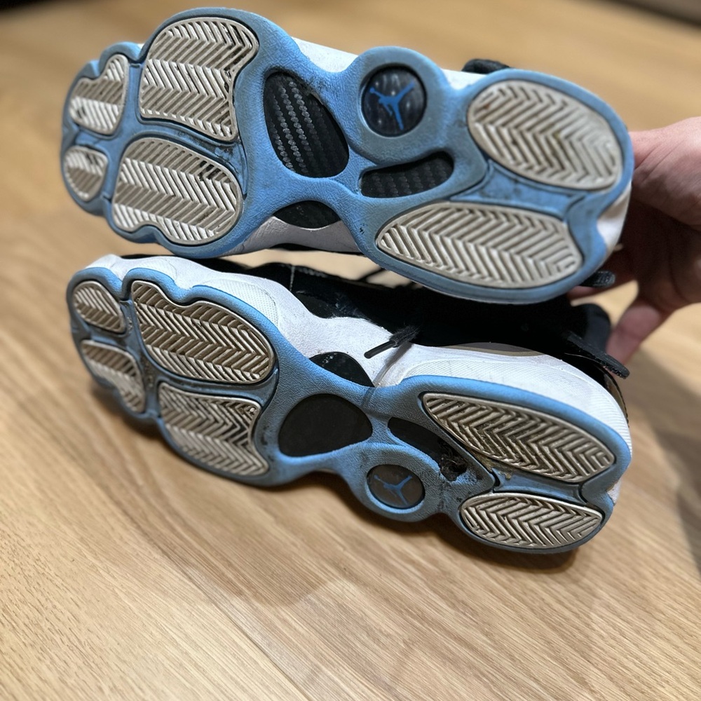 Kids Black and Blue Athletic Shoes